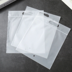  Zipper Hand Hole Zip Lock Bag For Packaging